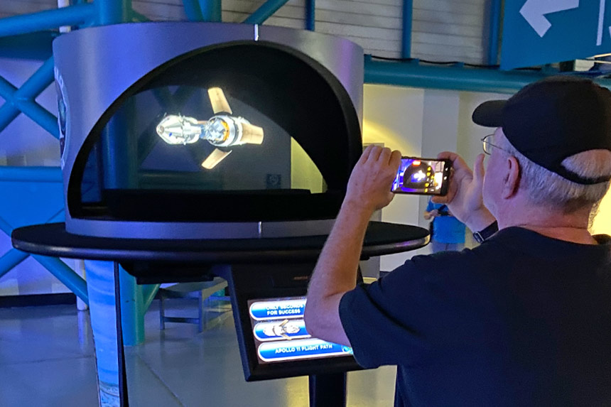 Space Museum Hologram Exhibit
