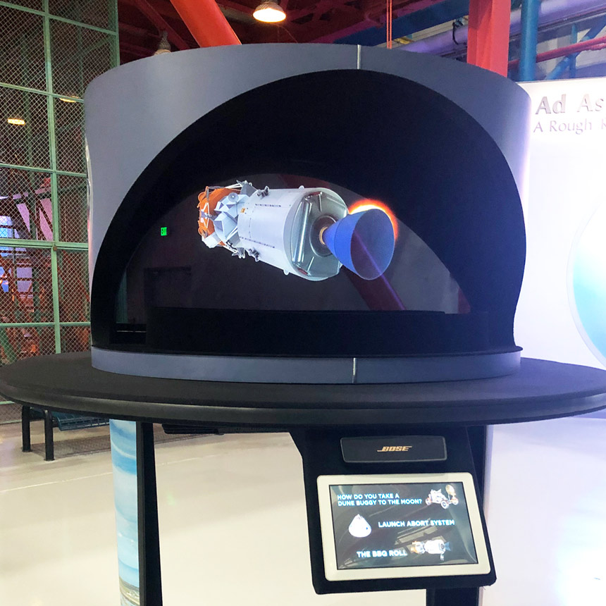 Hologram Museum Display