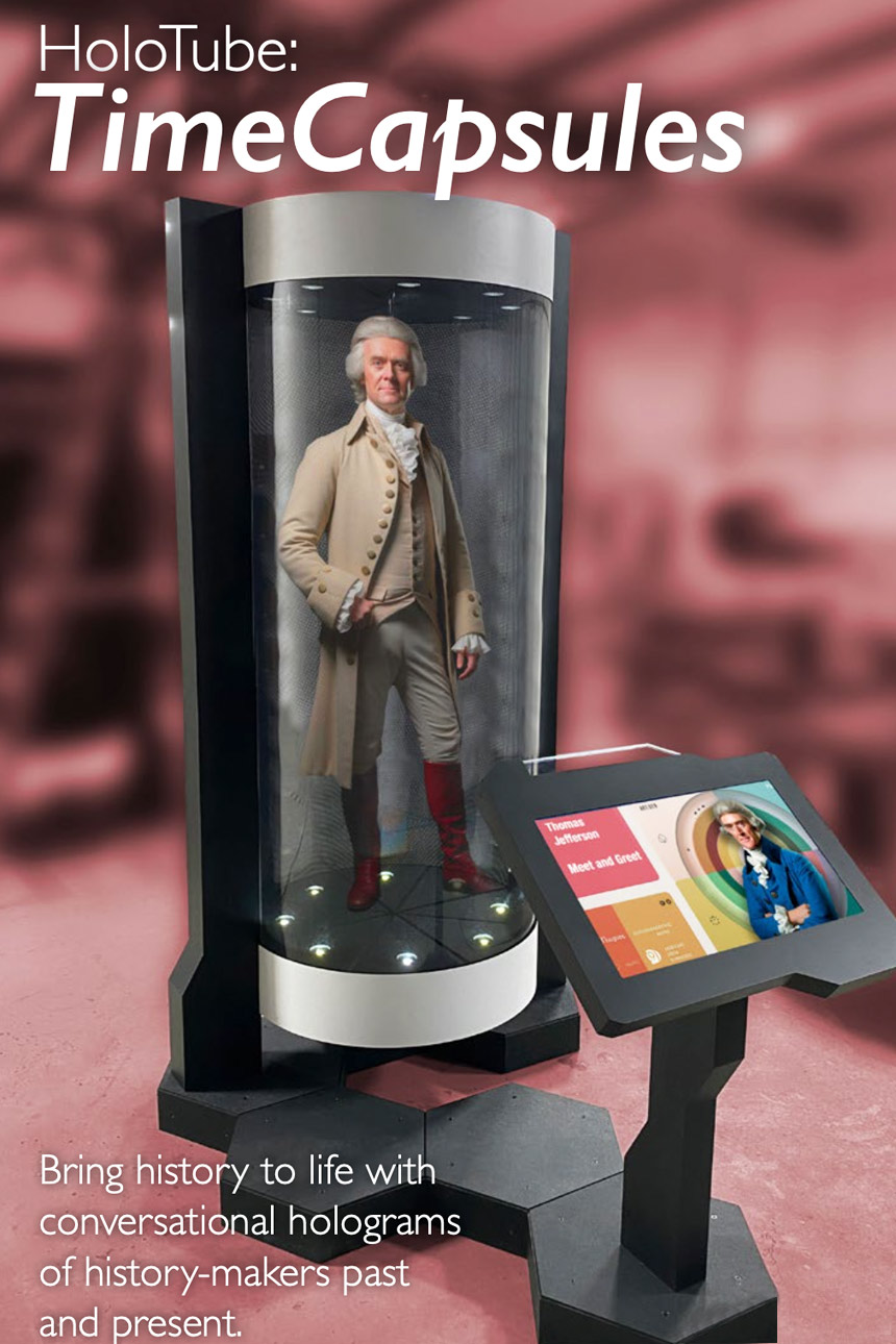 Historical Figures Hologram 